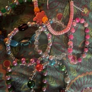 Source Unknown Colorful Beaded Bracelets